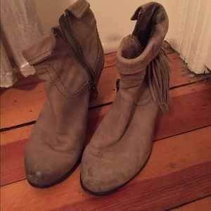 Sam Edelman Distressed Ankle Booties